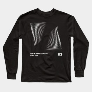 The Human League / Minimal Graphic Design Tribute Long Sleeve T-Shirt